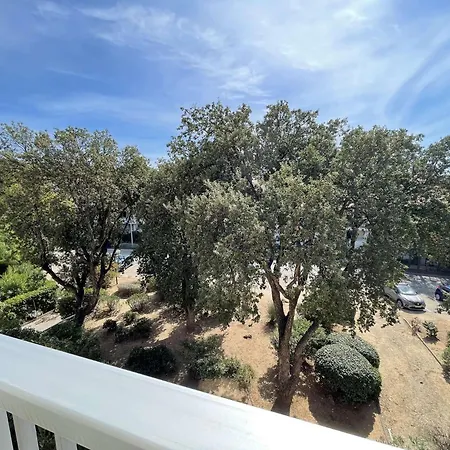 150 M De La Plage, Vue Et Pinede... 公寓